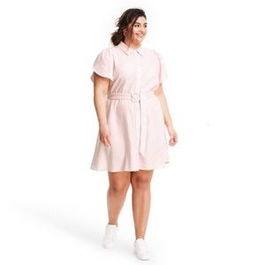 ALEXIS x Target Collab Pink Dobby Dress